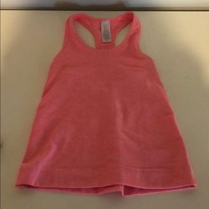 orange ivivva girls tank top